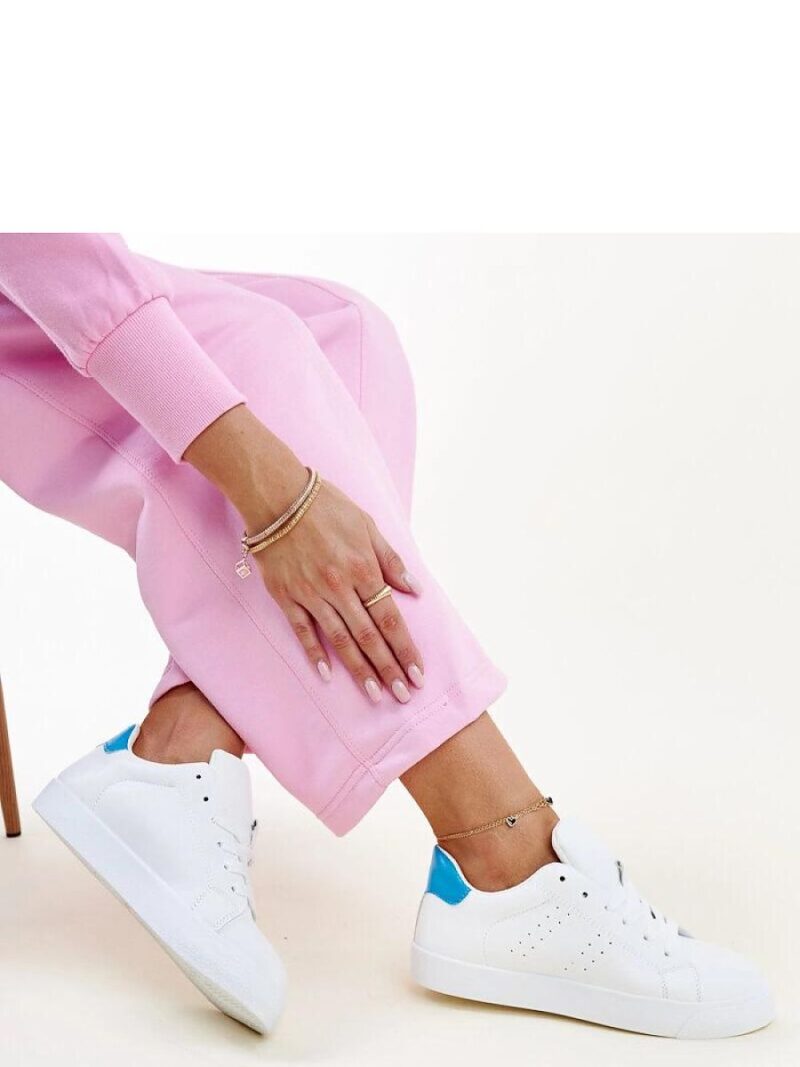 Biało-niebieskie sneakersy Akila - Solea