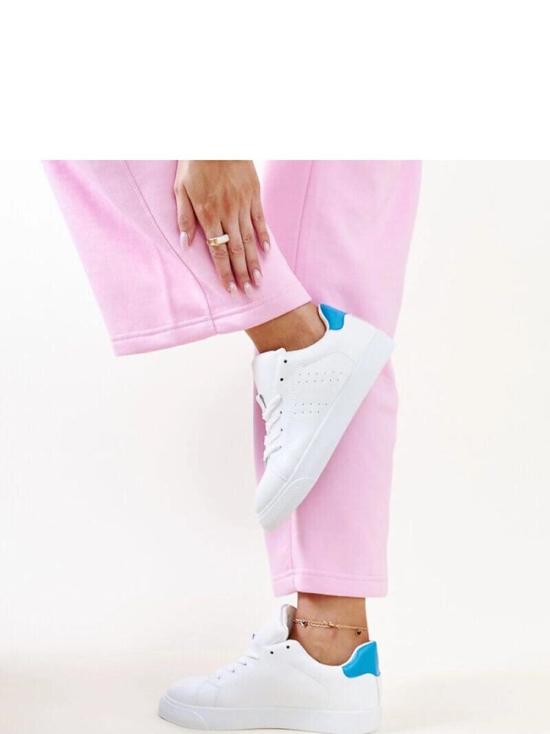 Biało-niebieskie sneakersy Akila - Solea - obrazek 4
