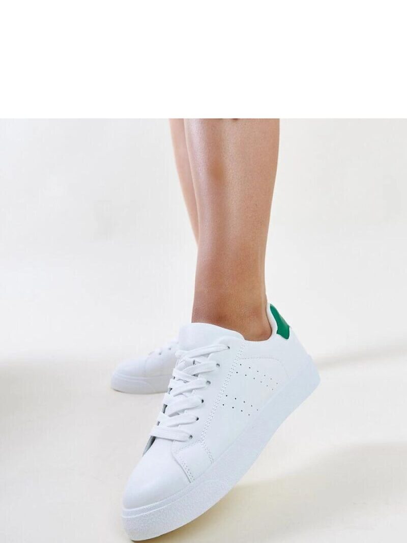 Biało-zielone sneakersy Akila - Solea - obrazek 4