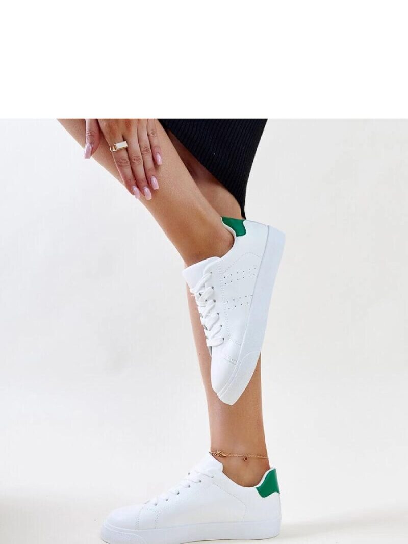 Biało-zielone sneakersy Akila - Solea - obrazek 5