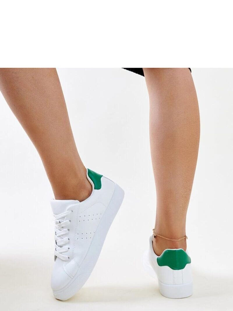 Biało-zielone sneakersy Akila - Solea - obrazek 6