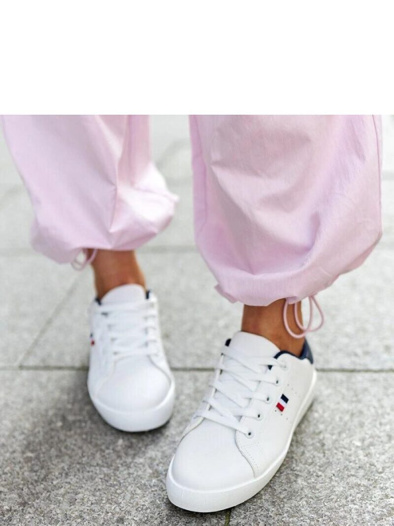 Białe sneakersy eko skóra Gioya - Solea - obrazek 2