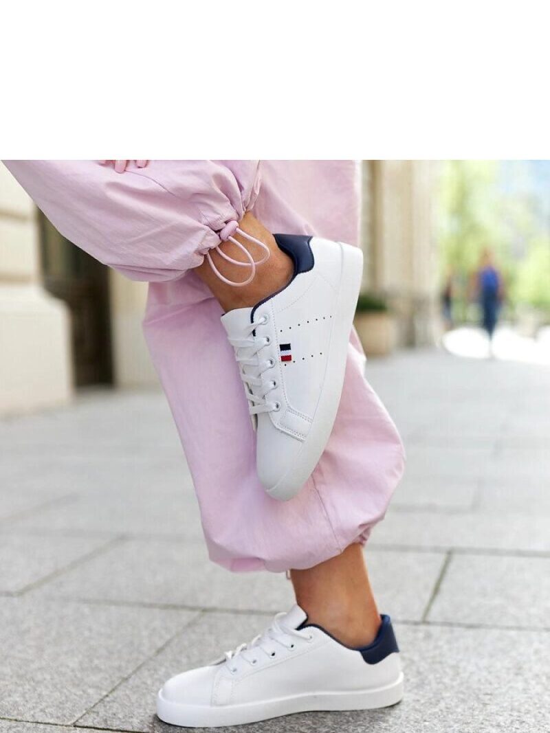 Białe sneakersy eko skóra Gioya - Solea - obrazek 8
