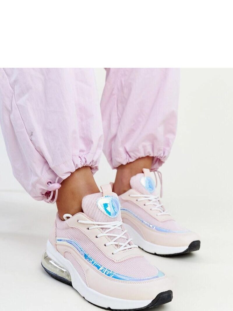 Różowe sneakersy z hologramem Jelka - Solea