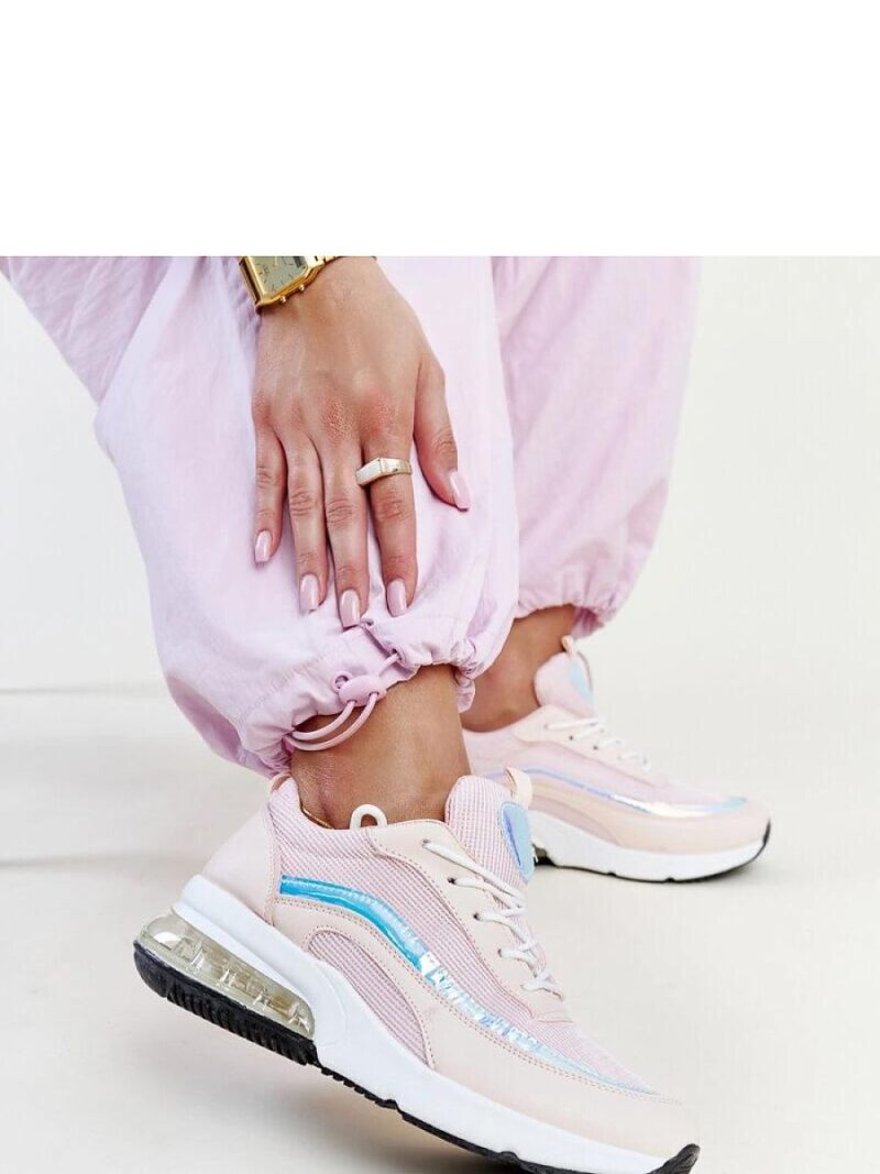 Różowe sneakersy z hologramem Jelka - Solea - obrazek 2