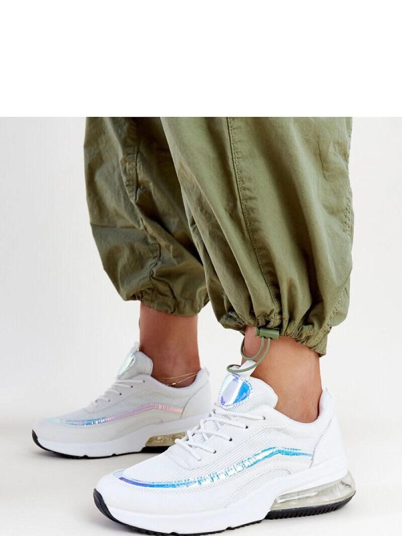 Białe sneakersy z hologramem Jelka - Solea - obrazek 4