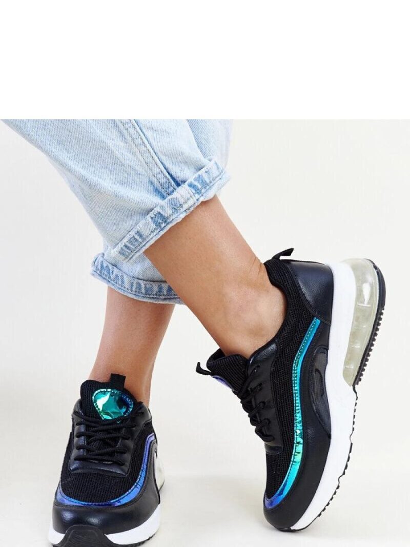 Czarne sneakersy z hologramem Jelka - Solea - obrazek 3