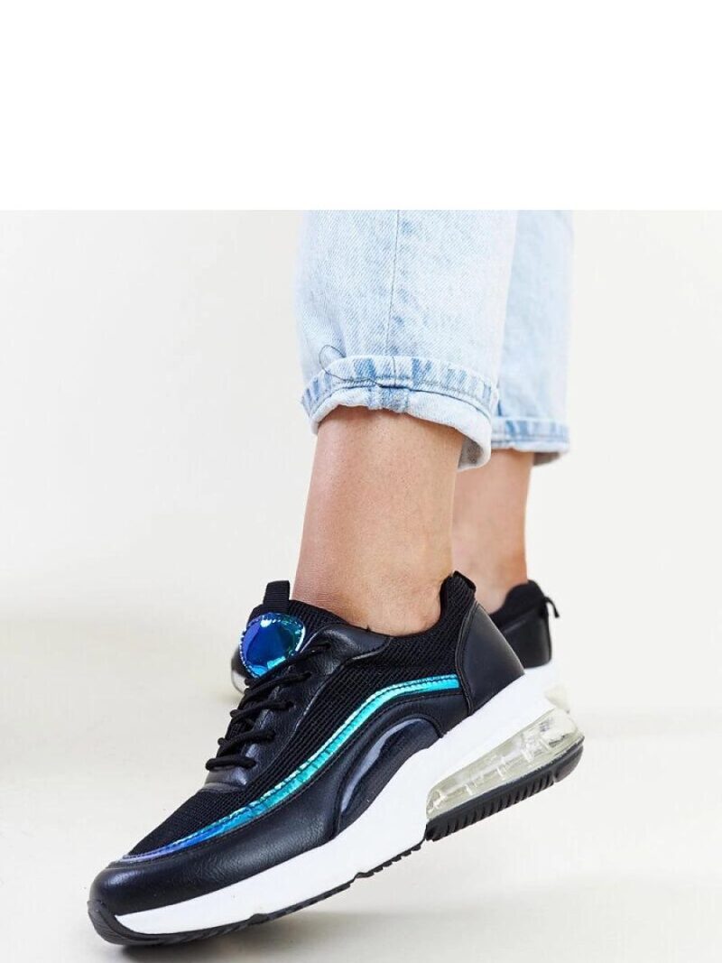 Czarne sneakersy z hologramem Jelka - Solea - obrazek 4