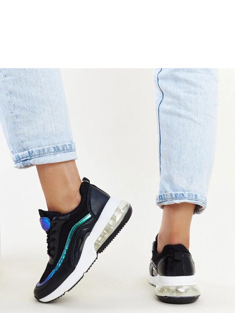Czarne sneakersy z hologramem Jelka - Solea - obrazek 5