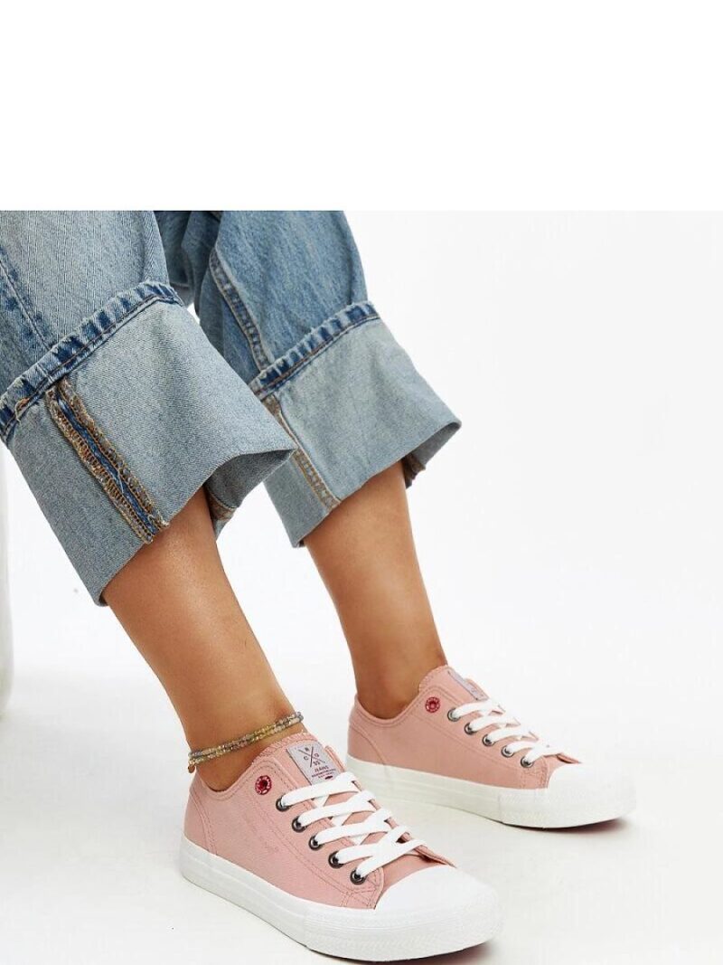 Różowe damskie trampki CROSS JEANS - Solea - obrazek 2