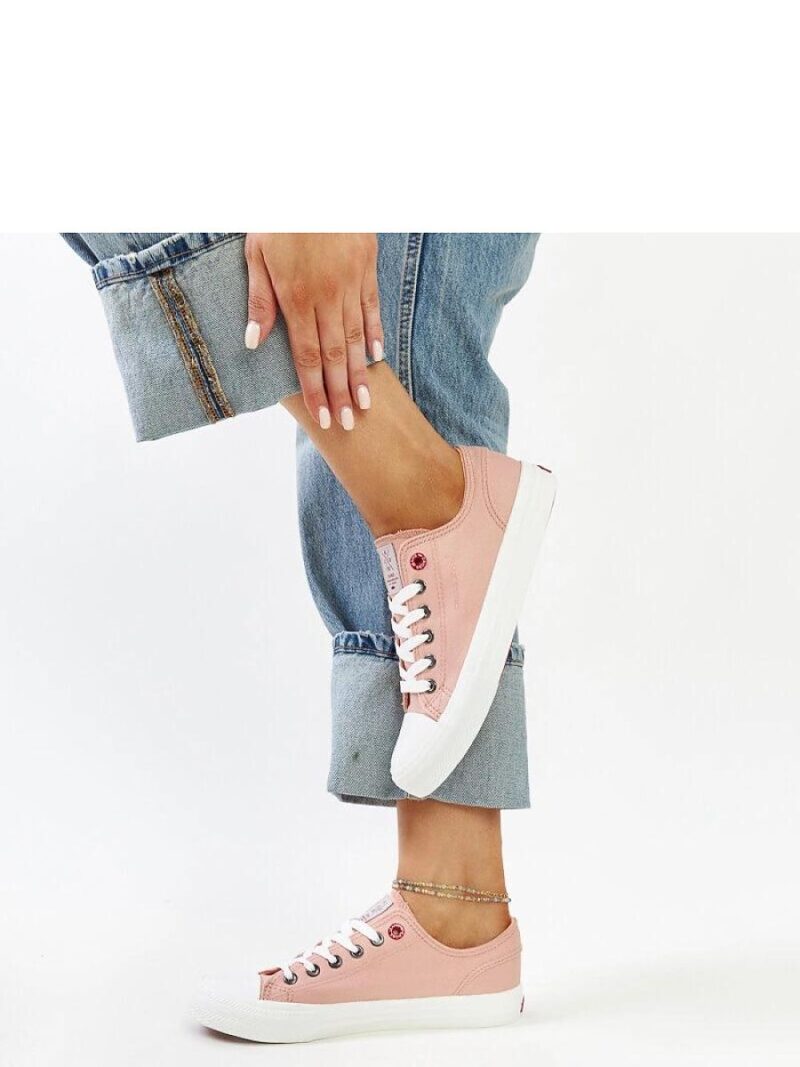 Różowe damskie trampki CROSS JEANS - Solea - obrazek 3