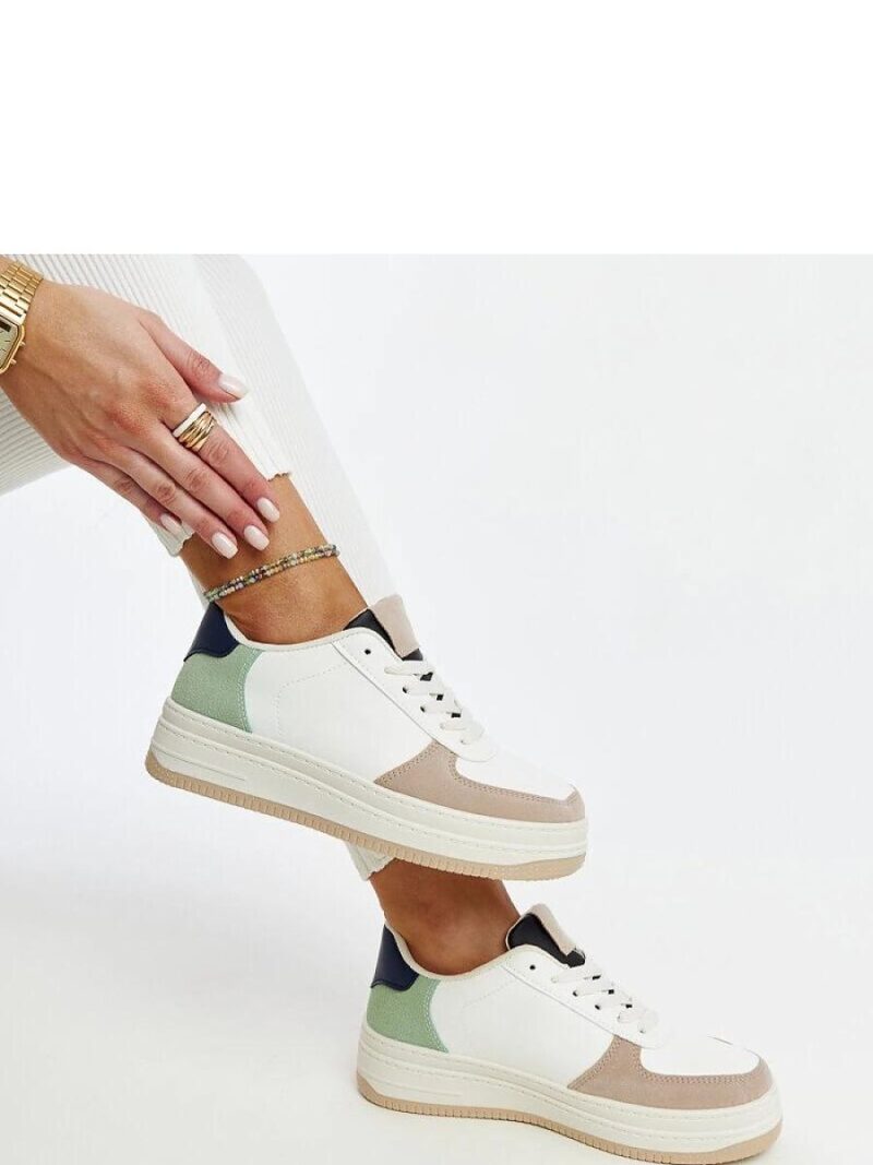 Wielokolorowe sneakersy na platformie Cvita - Solea - obrazek 2