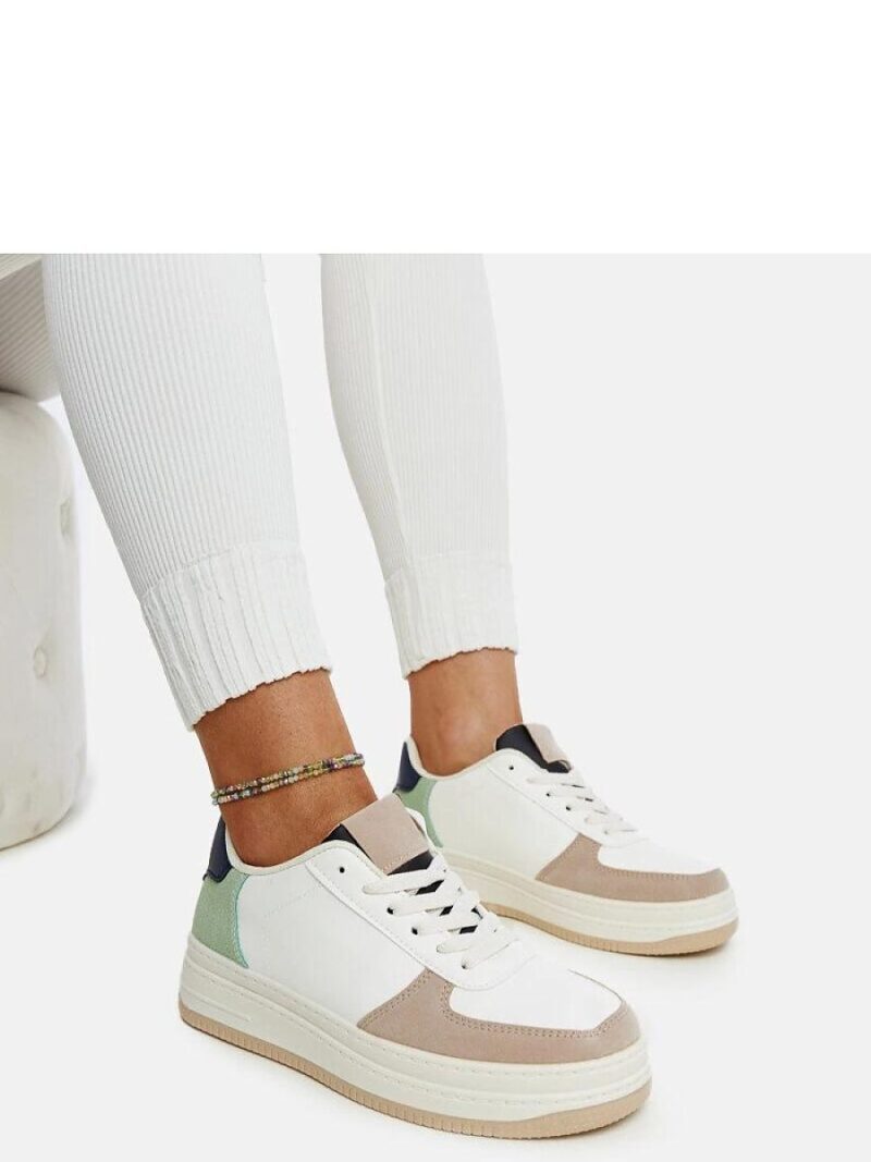 Wielokolorowe sneakersy na platformie Cvita - Solea - obrazek 5