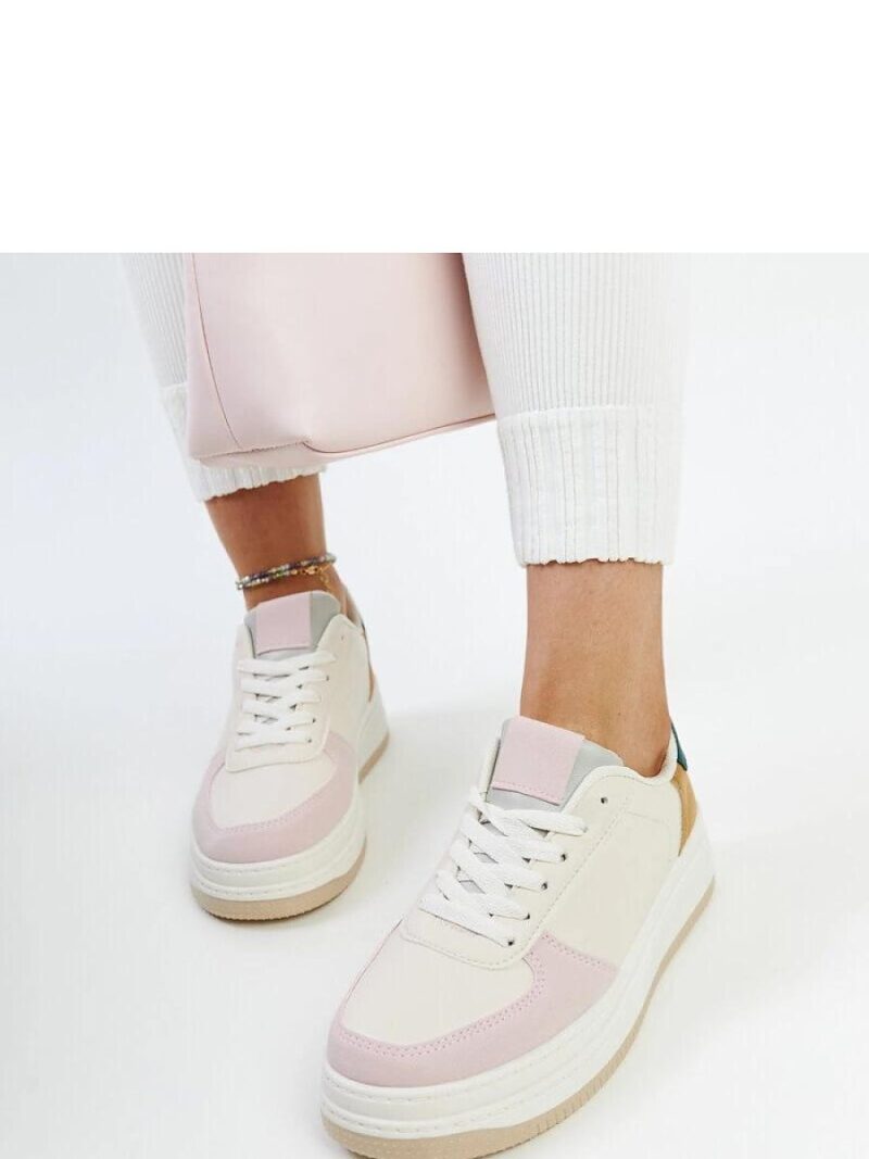 Sneakersy na platformie Cvita pastelowe - Solea - obrazek 3