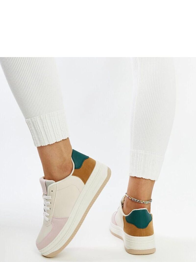 Sneakersy na platformie Cvita pastelowe - Solea - obrazek 4