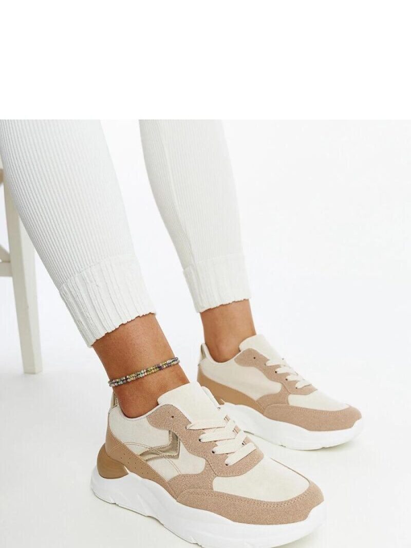Brązowe sneakersy na platformie Nereida - Solea - obrazek 2