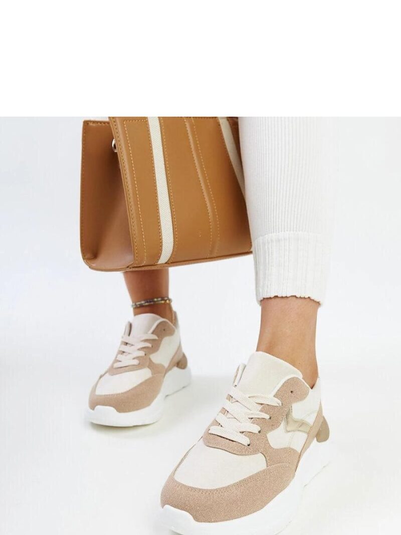 Brązowe sneakersy na platformie Nereida - Solea - obrazek 3