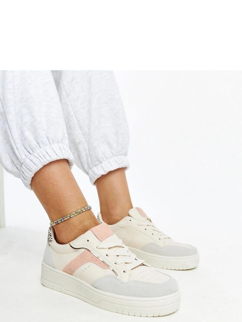 Białe sneakersy na platformie Walda - Solea - obrazek 2