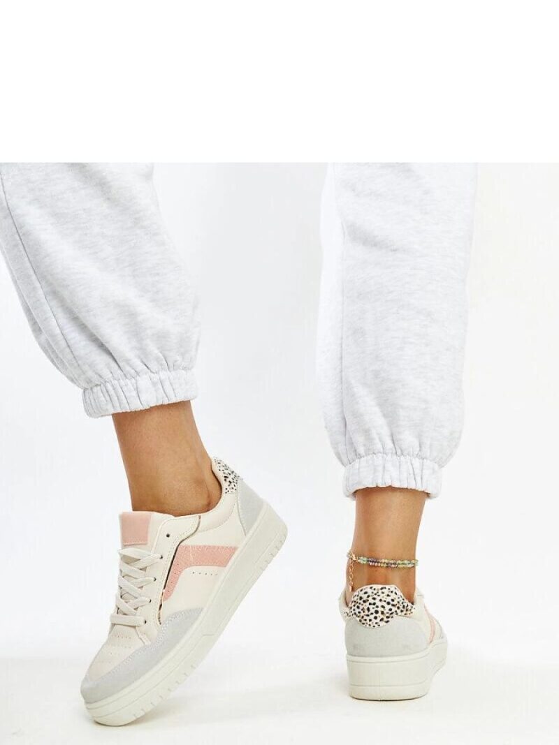 Białe sneakersy na platformie Walda - Solea - obrazek 3