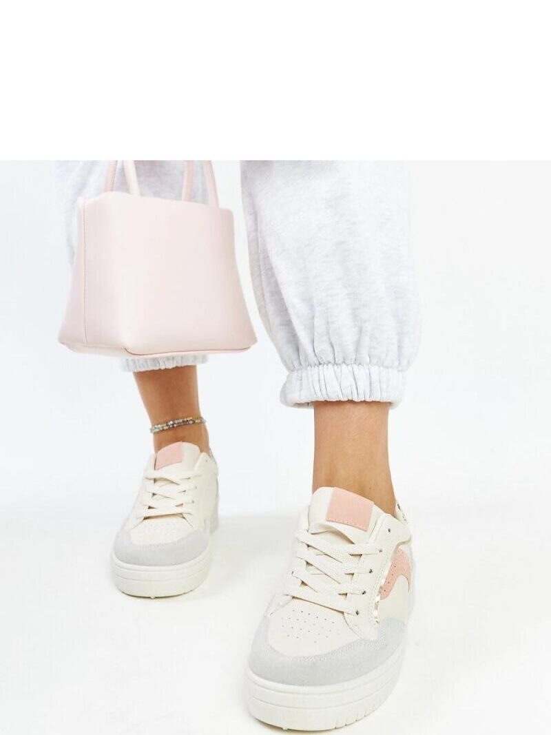 Białe sneakersy na platformie Walda - Solea - obrazek 4