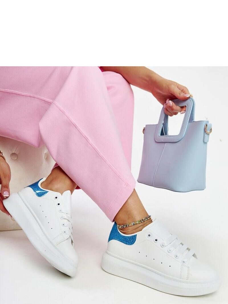 Białe sneakersy eko-skórzane Fatimah - Solea