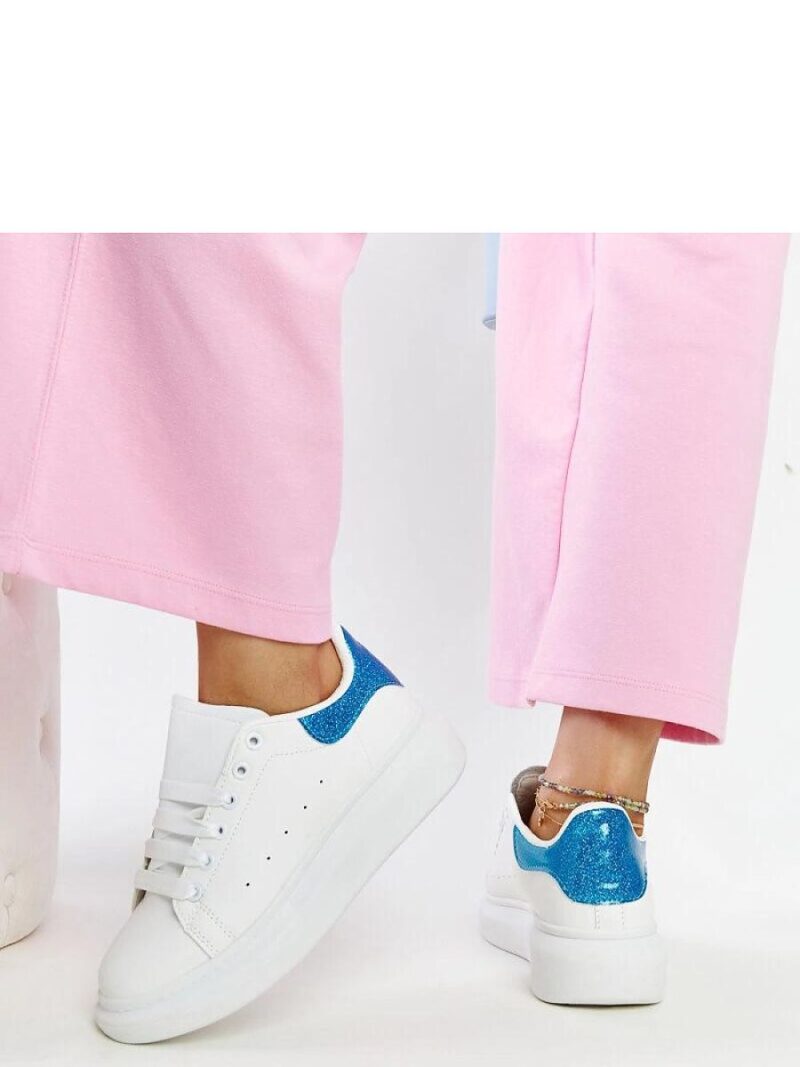 Białe sneakersy eko-skórzane Fatimah - Solea - obrazek 6