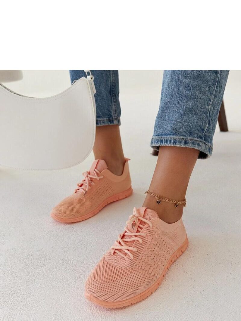 Różowe materiałowe sneakersy Mairago - Solea