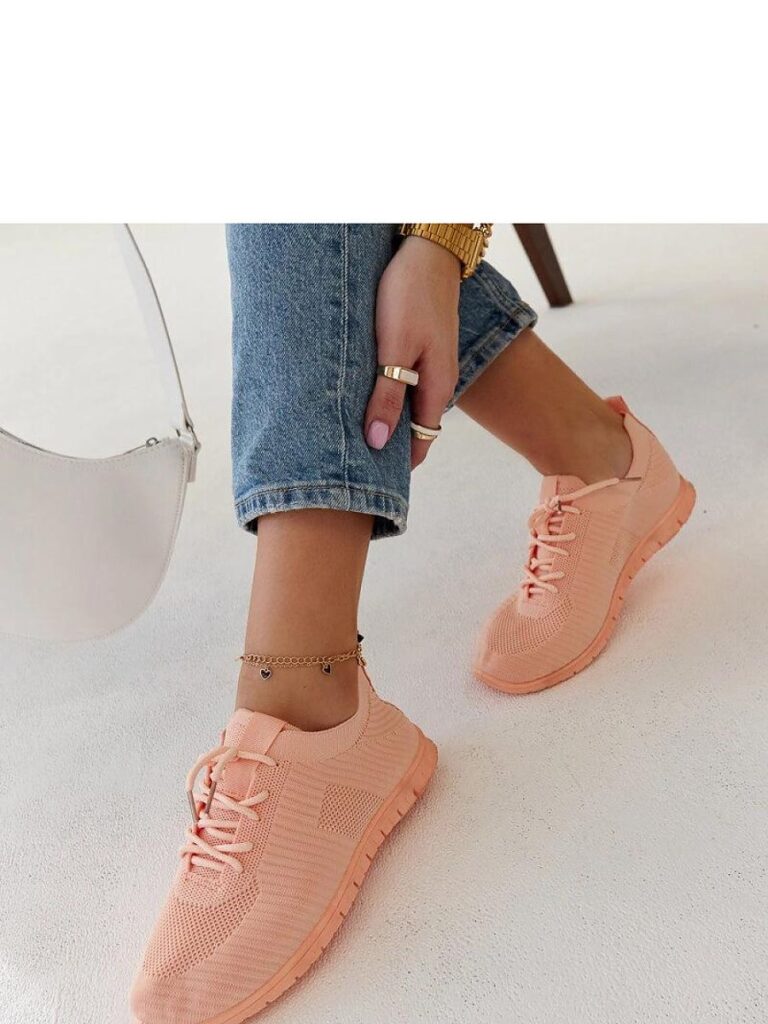 Różowe materiałowe sneakersy Erminio - Solea