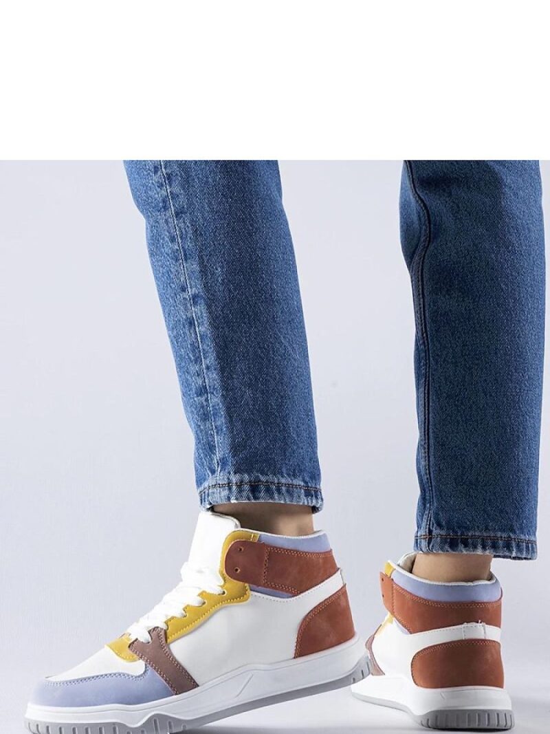 Fioletowe sneakersy za kostkę Elizabeth - Solea - obrazek 2