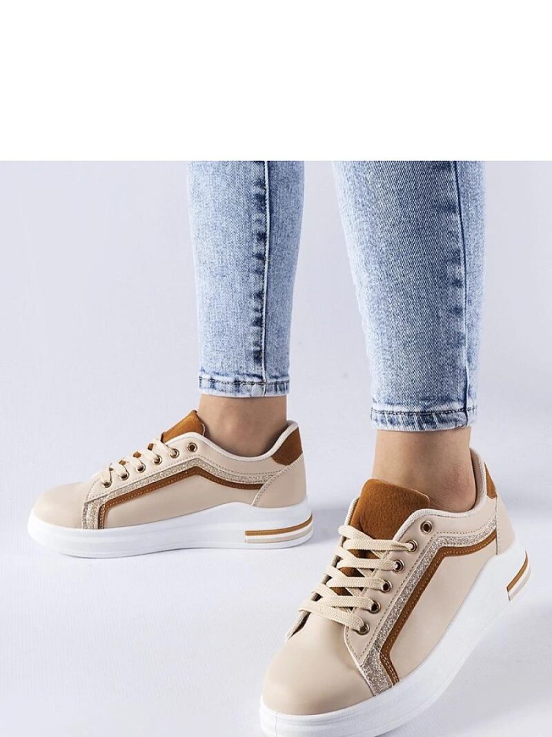 Beżowe sneakersy na platformie Mayfield - Solea - obrazek 2