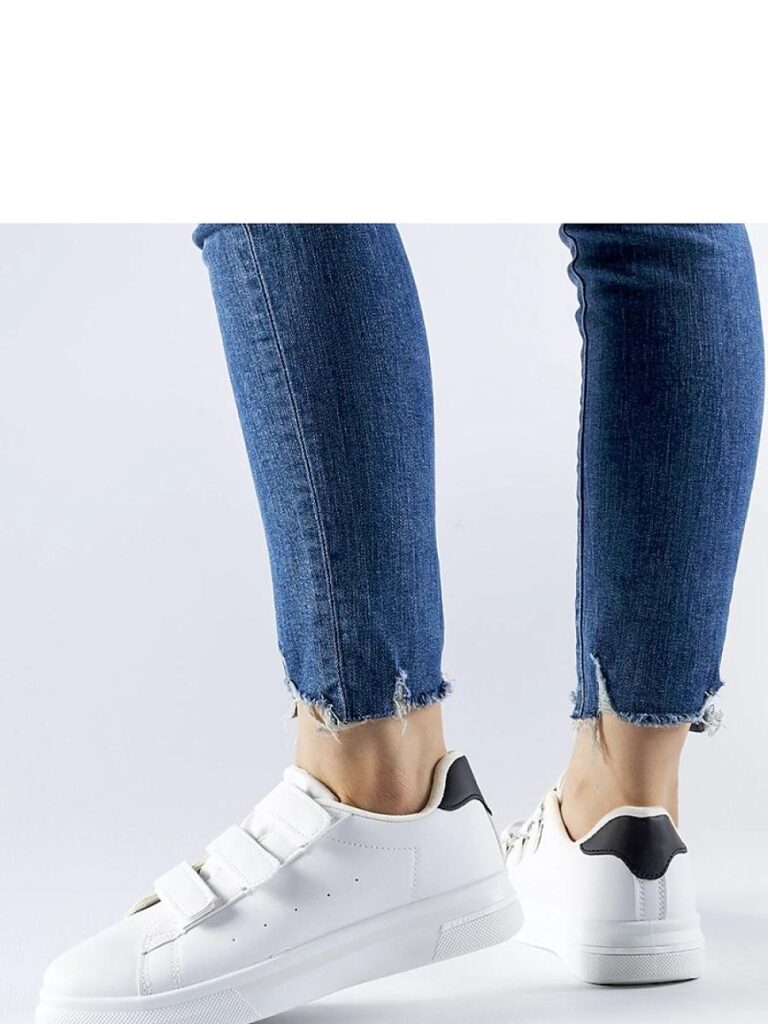 Białe sneakersy zapinane na rzepy Paré - Solea