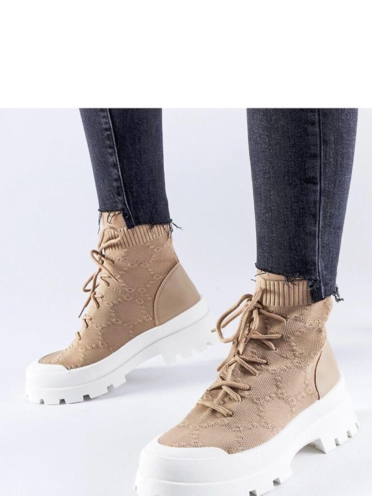Brązowe wysokie sneakersy Éric - Solea
