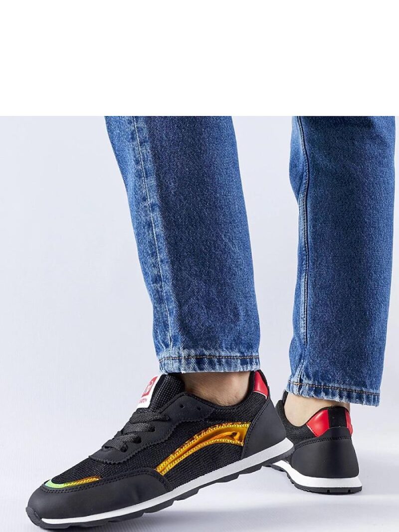 Czarne sportowe sneakersy Caviour - Solea - obrazek 2