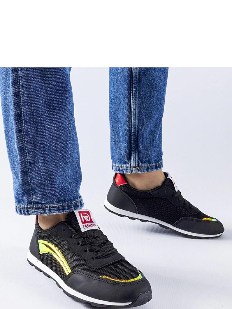 Czarne sportowe sneakersy Caviour - Solea - obrazek 3