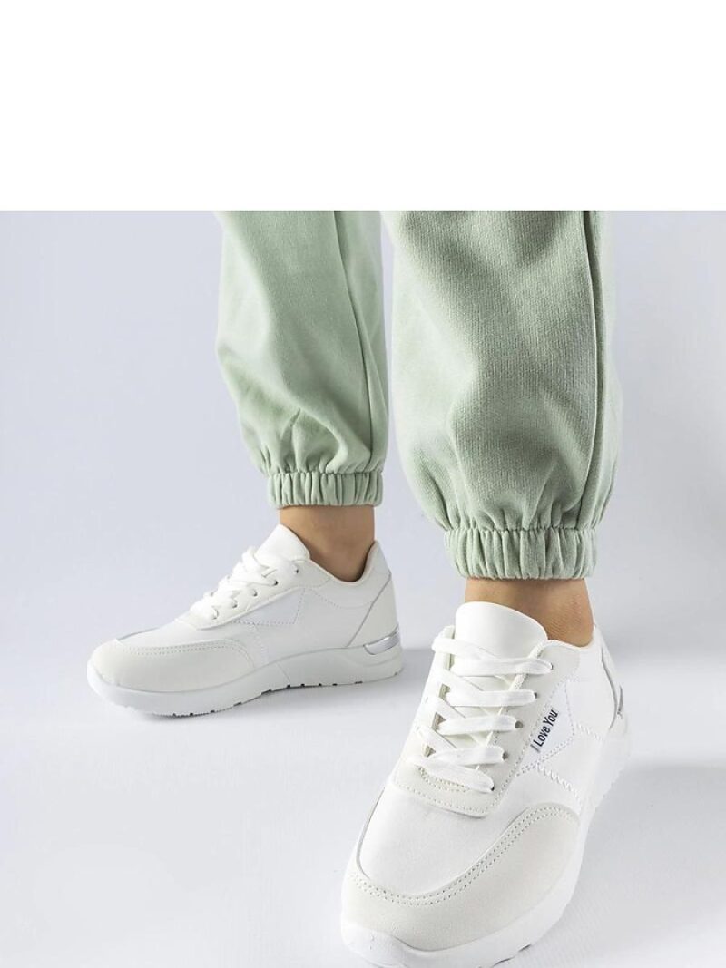 Białe materiałowe sneakersy Geraldino - Solea - obrazek 2