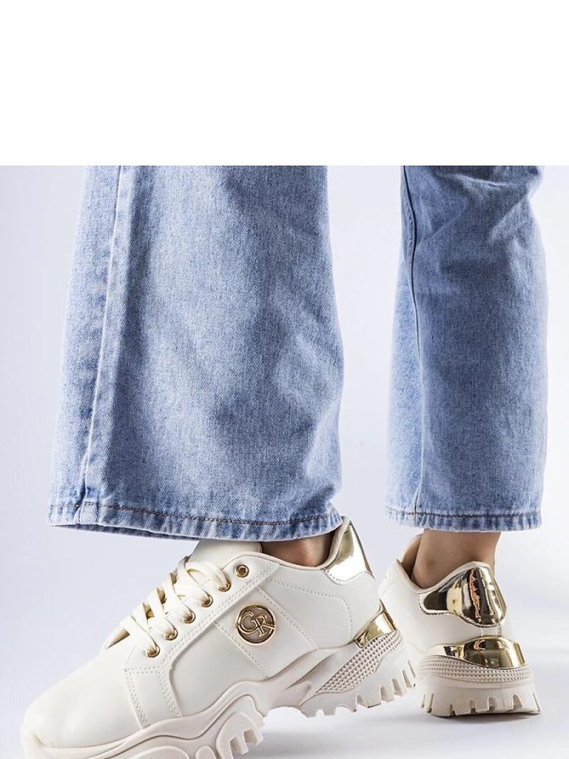 Beżowe sneakersy na masywnej podeszwie Arpaia - Solea