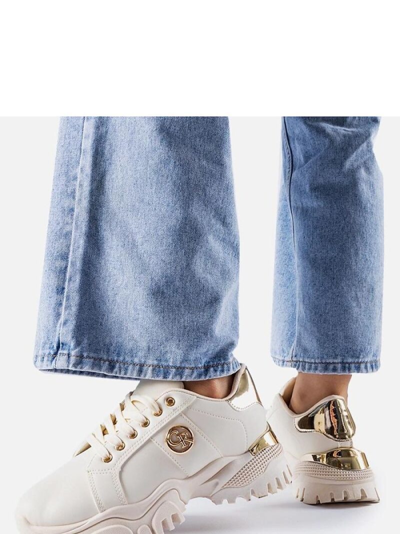 Beżowe sneakersy na masywnej podeszwie Arpaia - Solea - obrazek 3