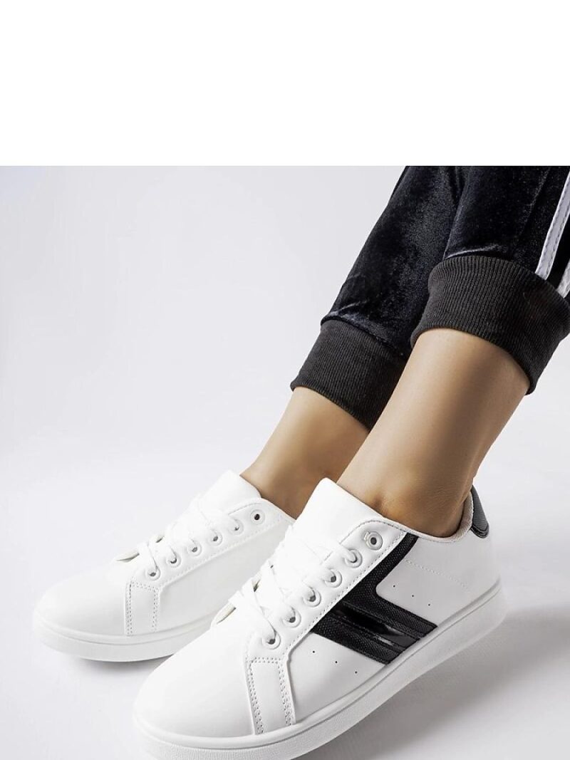 Białe sneakersy z czarnymi wstawkami Rizzo - Solea - obrazek 2