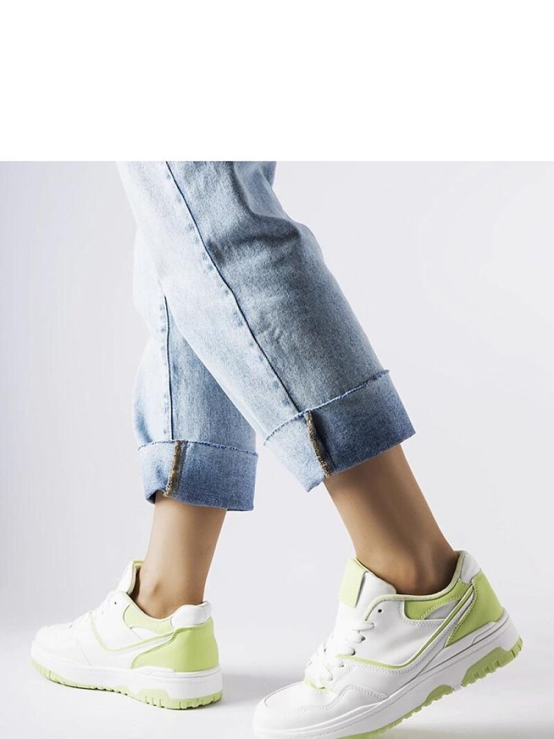 Biało-zielone sneakersy Barrette - Solea - obrazek 2