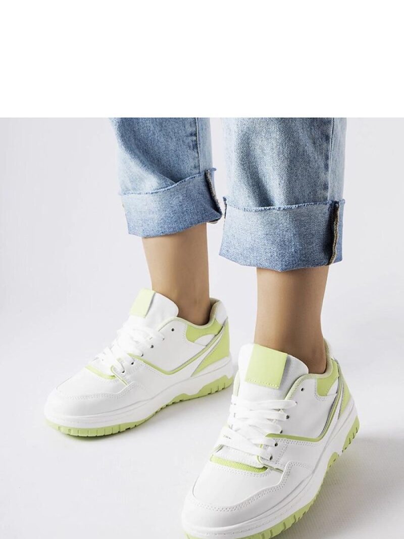 Biało-zielone sneakersy Barrette - Solea - obrazek 3