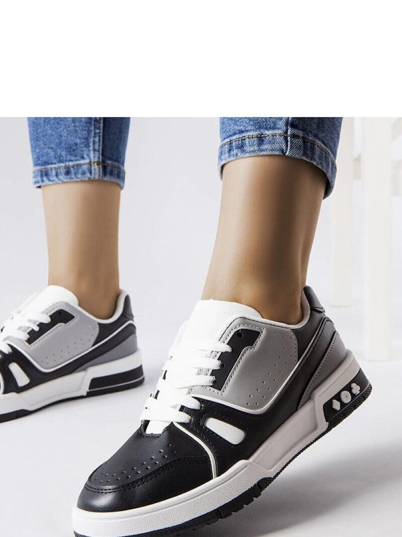 Czarne sportowe sneakersy Willson - Solea - obrazek 4