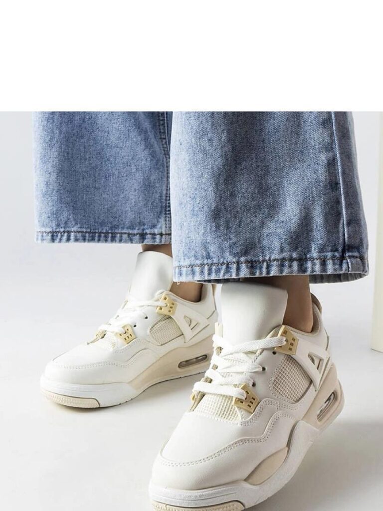 Beżowe sneakersy z łączonych materiałów Malas - Solea