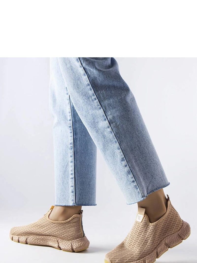 Beżowe wsuwane sneakersy Yellville - Solea