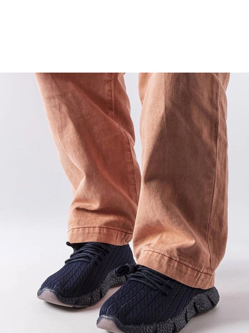 Granatowe sportowe sneakersy Élodie - Solea - obrazek 3