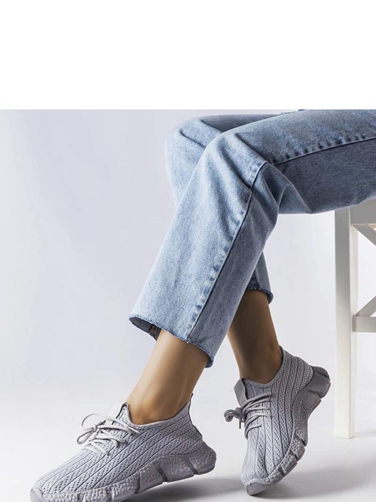 Szare sportowe sneakersy Élodie - Solea