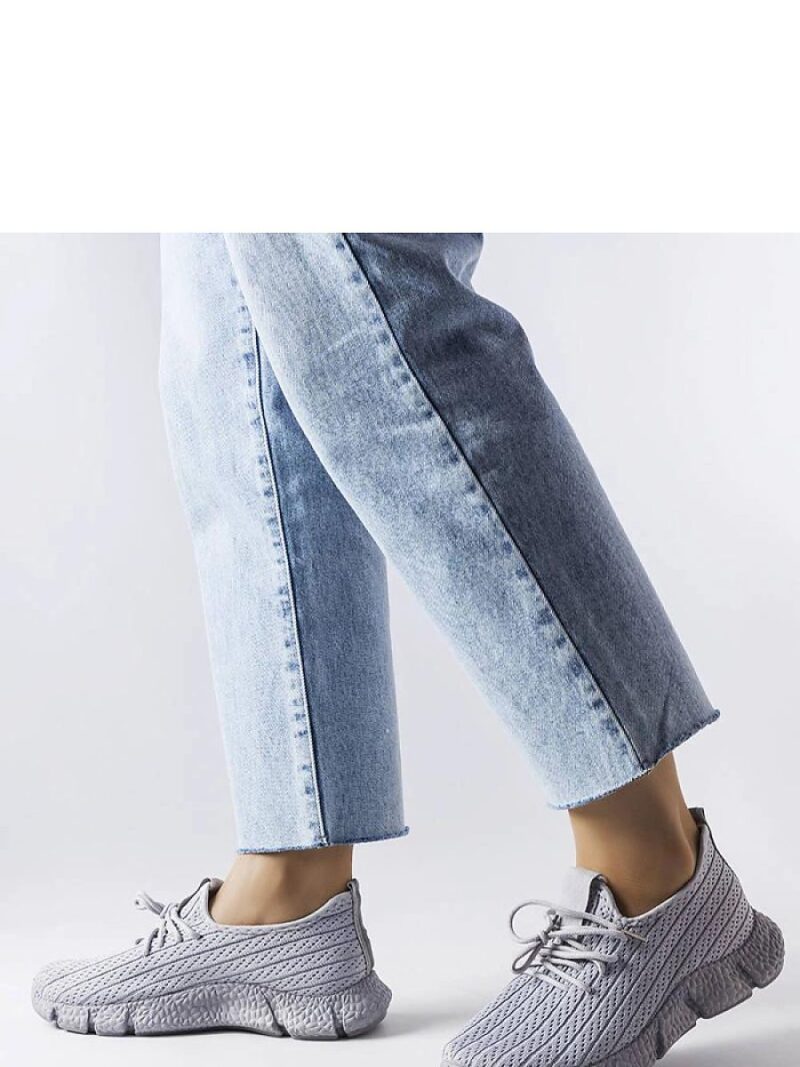 Szare sportowe sneakersy Élodie - Solea - obrazek 2