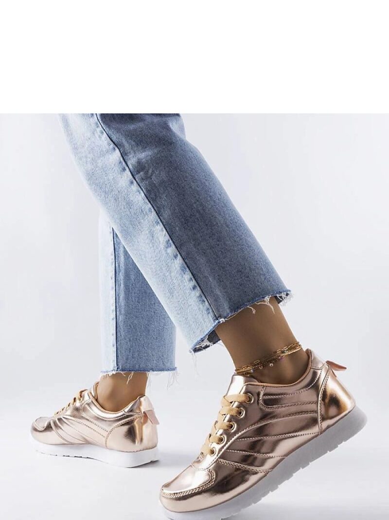 Złote sneakersy Quessy - Solea - obrazek 2