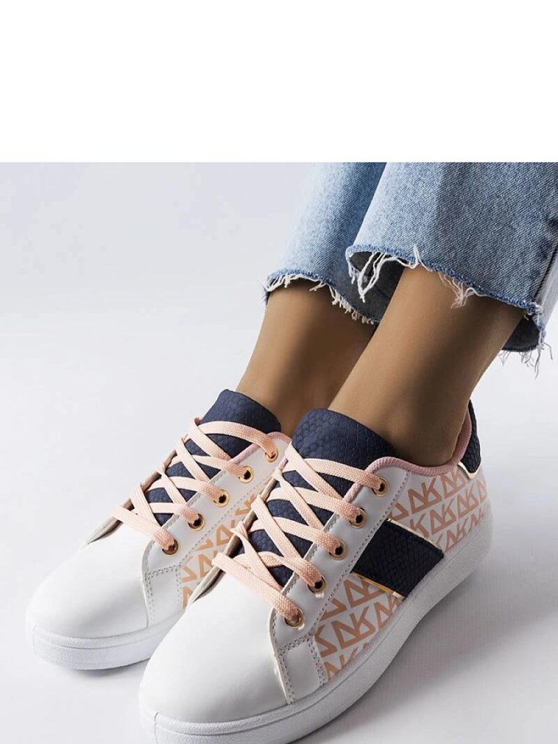 Białe sneakersy z kolorowymi wstawkami Kessla - Solea - obrazek 2