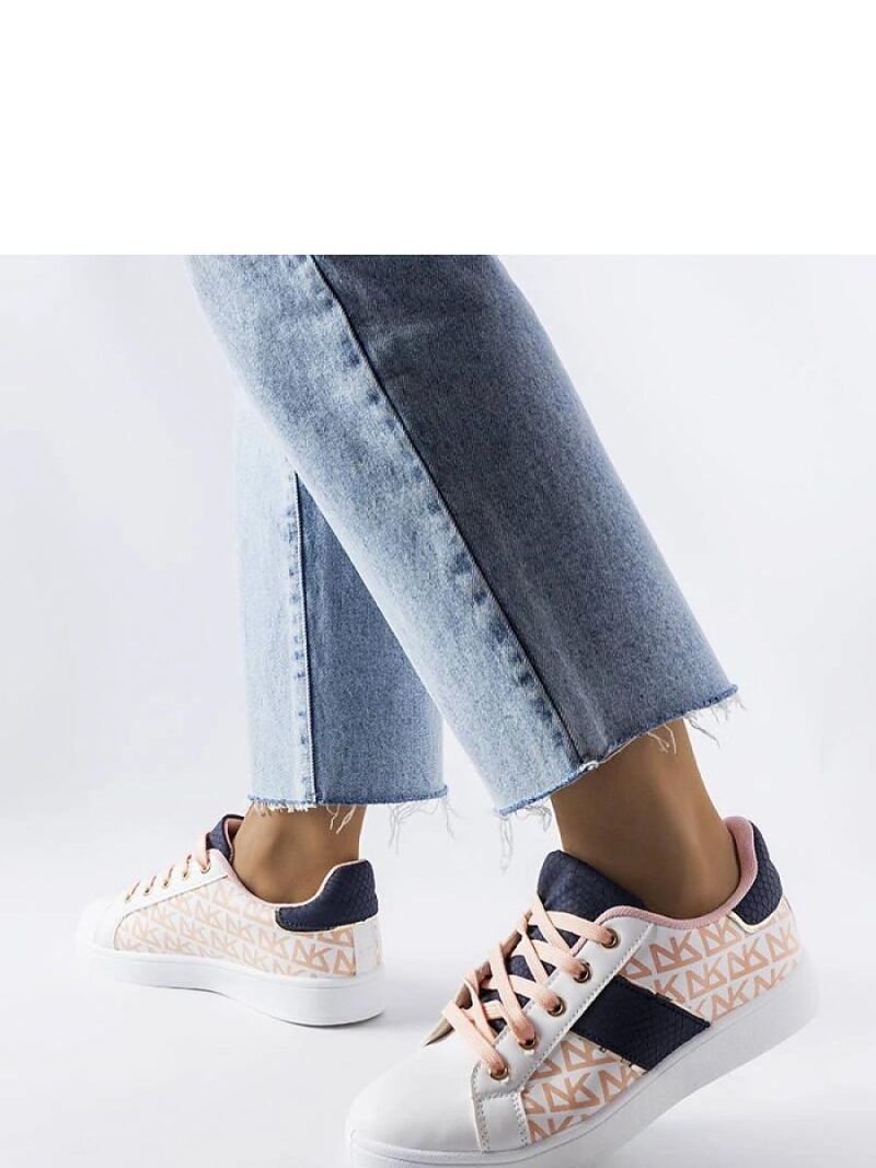 Białe sneakersy z kolorowymi wstawkami Kessla - Solea - obrazek 3