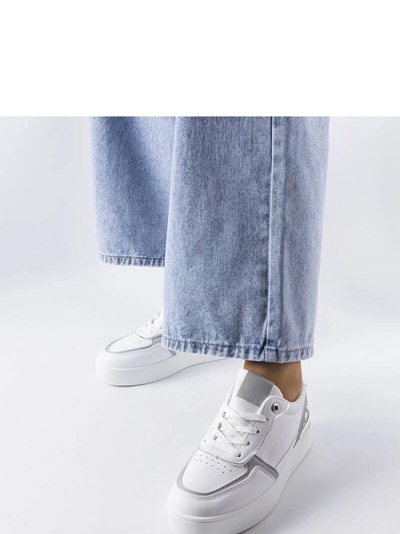 Białe sneakersy na platformie Tooele - Solea - obrazek 3
